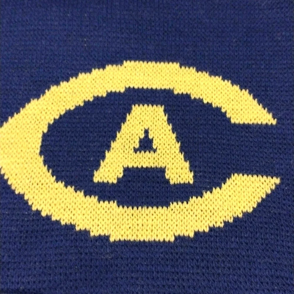 UC‎ Davis Soccer Scarf Blue & Gold UNISEX Fringed Scarf University of California